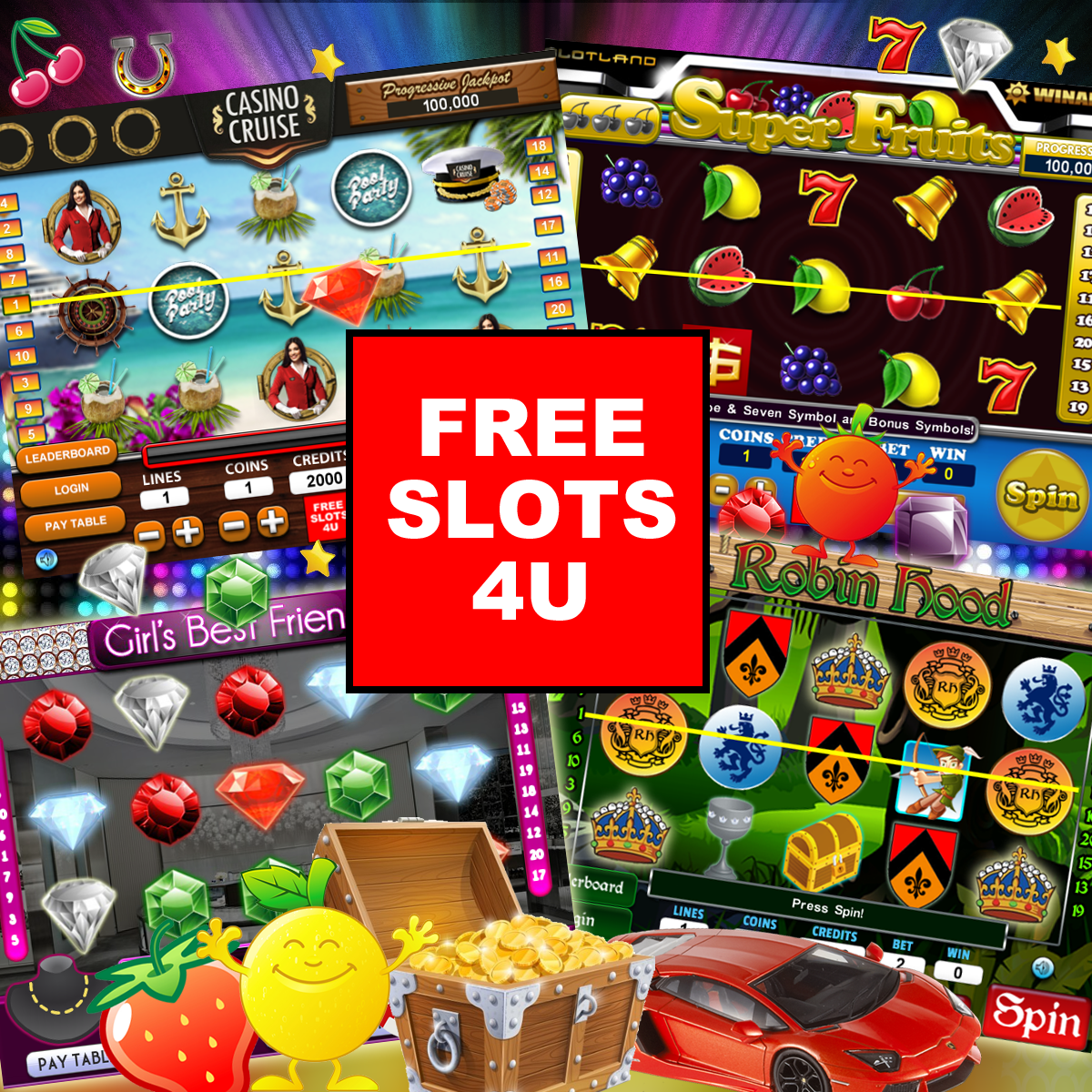 Play slots for free money